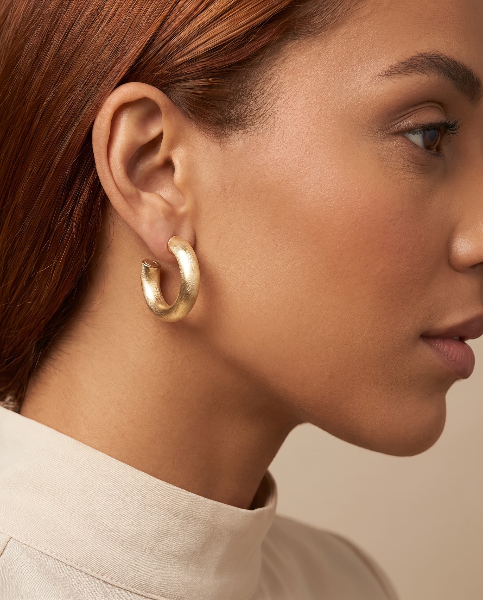 Argola Acetinada G